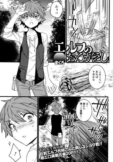 【エロ漫画】美女エルフを助けたショタがおねショタセックス種付ファックして妊娠腹ボテハッピーエンドｗｗ