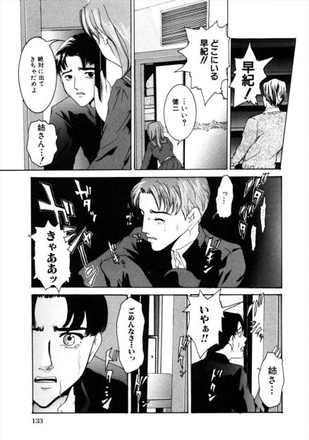 【エロ漫画】ずっとクズな父親に性的虐待をされてきた娘が父親が死に自由になるが、今度はシスコンな弟に監禁され中出し近親レイプされてしまう！