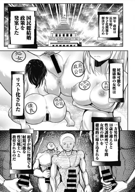 【エロ漫画】訓練所で一年間女性の扱いを叩き込まれた童貞男が、自分をブスだと思い込んでいる超絶ドストライクな美少女と筆おろしすることになり、全身を愛撫して愛情を示し激しくいちゃラブ中出しセックス♡